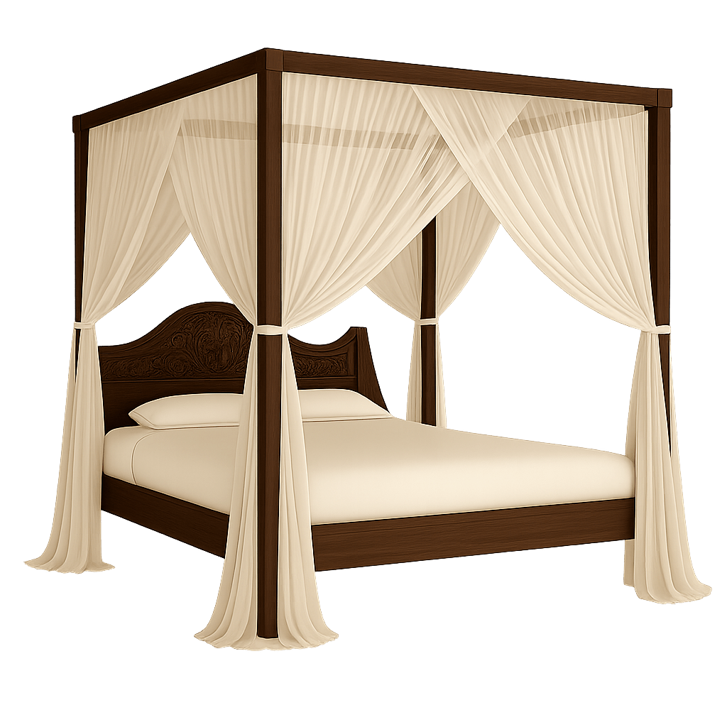 Bali Canopy Bed - Well Traveled Home™ - Well Traveled Home™ -
