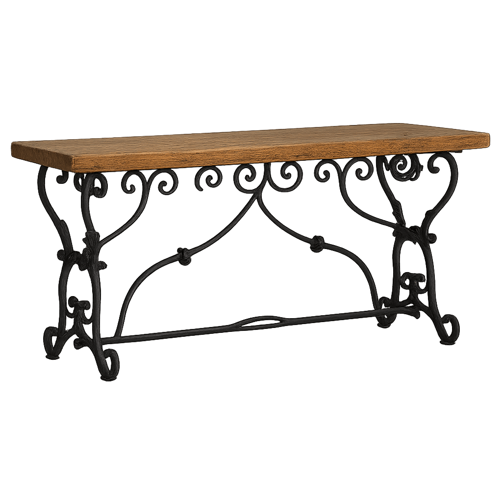 Wrought Iron Entryway Table - Well Traveled Home™ - Well Traveled Home™ -